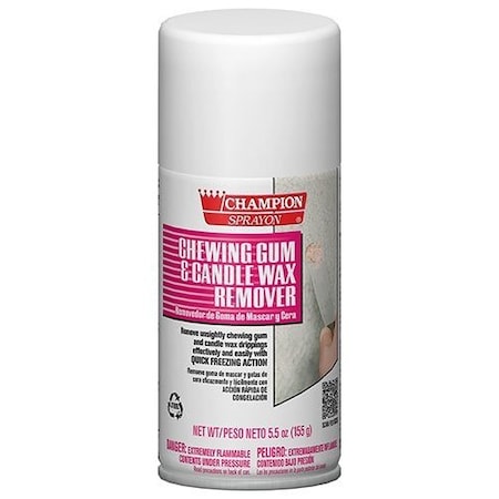 Chase Products Champion Sprayon Chewing Gum & Candle Wax Remover net 5.5 oz. 1 Can 5165-1